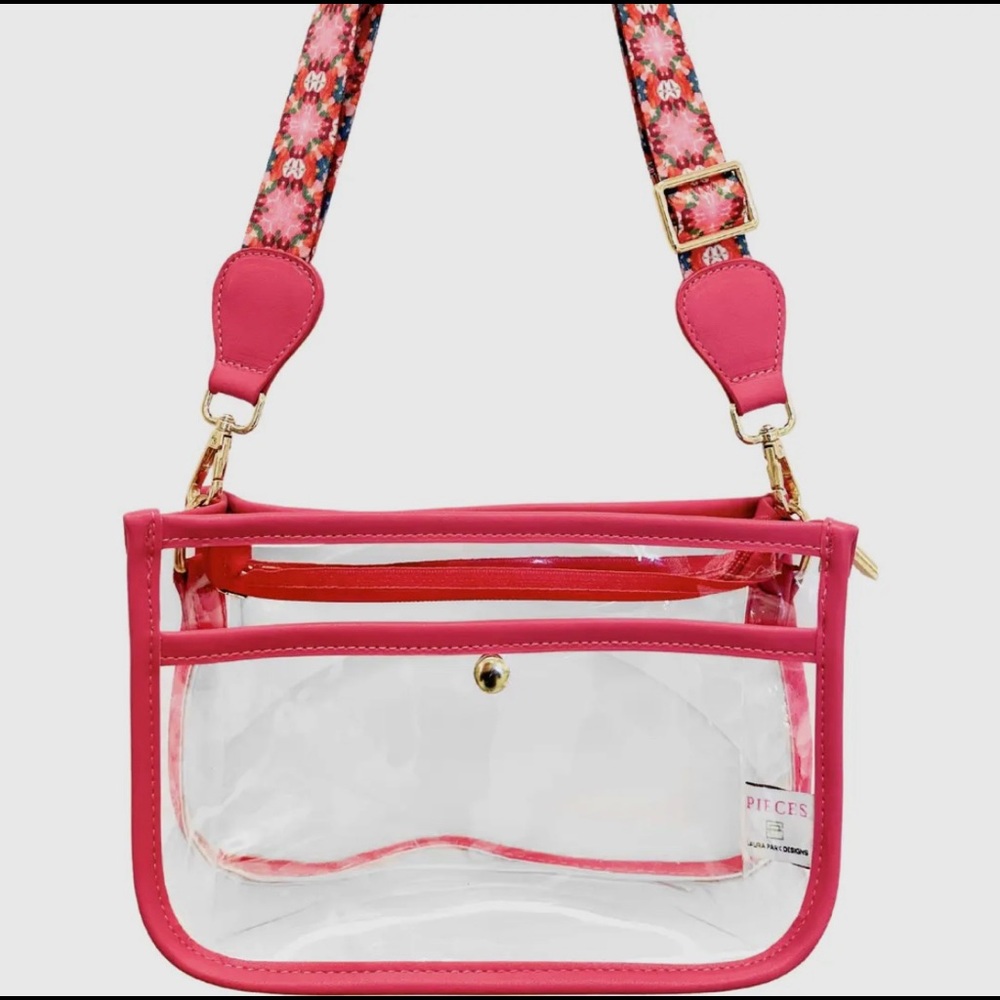 New Laura Park Cherry Blossom clear stadium bag
